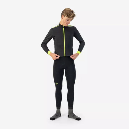 Rogelli CORE long sleeve t-shirt black-fluorescent 2XL