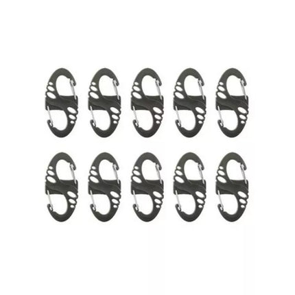 Mil-Tec S-Hook Carabiner Set – Green