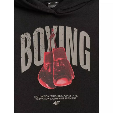 Boy's regular hooded sweatshirt 4F 4FJRSS26TSWSM2904-20S