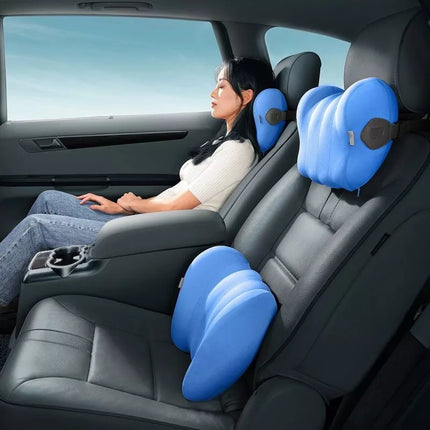 Baseus ComfortRide automobilinė juosmens pagalvėlė - mėlyna
