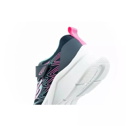 Skechers Microspec lengvi vaikiški sportiniai bateliai mergaitėms