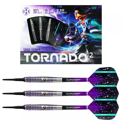 Harrows The Tornado 2 Dartai 90% Softip HS-TNK-000013351