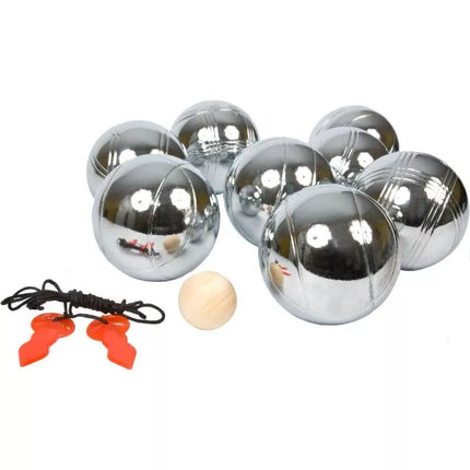 8-PIECE PETANQUE BALLS - BOULE PETANQUE ALUMINUM SUITCASE ENERO