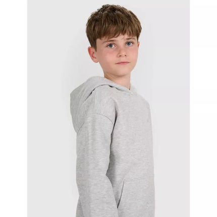 Boy's sweatshirt with hood, open, 4F 4FJWMM00TSWSM1860-25M