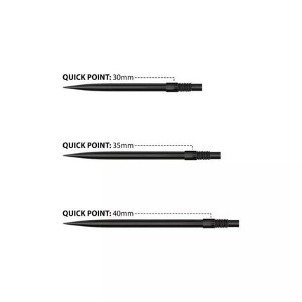Harrows QUICK POINT Black Tips