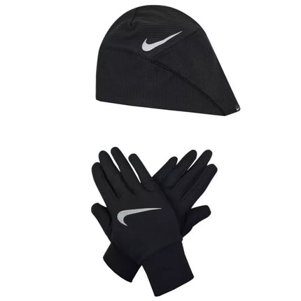 Nike Moterims Essential Bėgimo Kepurės ir Pirštinių Komplektas N1000595-082