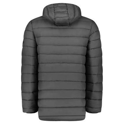 Geographical Norway men's jacket AMIGOMAP LONG HOOD DB DGREY MEN 233 DARK GRAY (WZ5086H/GN-GRIS FONCÉ)
