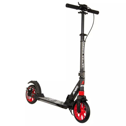 ENERO Ultra Speed Paspirtukas 200mm su diskiniais stabdžiais, juodas
