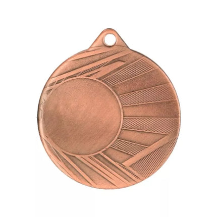 MEDAL WITH SPACE FOR A STICKER, BRONZE, DIAMETER 50mm