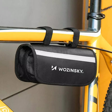 Wozinsky WMZ-01N įrankių rinkinys, 16-in-1 universalus dviračio įrankis, pompa, raktai, atsarginių kamerų komplektas - juodos spalvos