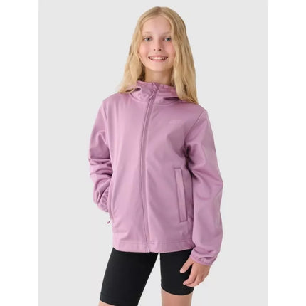 Vėjui atspari softshell striukė su neodry 5000 membrana mergaitėms 4F Junior 4FJWAW24TSOFF261-54S