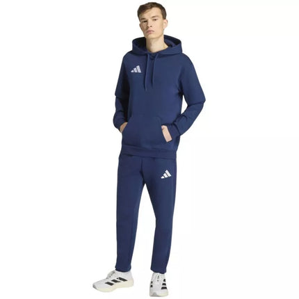 Vyriškas adidas Entrada 26 gobtuotas bliuzonas tamsiai mėlynas JZ6583