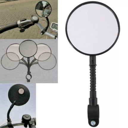 DUNLOP BIKE MIRROR WITH REFLECTOR
