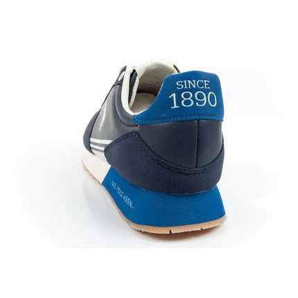 US Polo Assn sports shoes sneakers men's fashionable comfortable blue