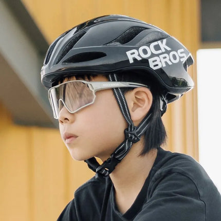 Lengvas dviratininko šalmas Rockbros TS-42, 58-62 cm – juodas