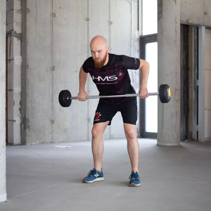 Gumuota fiksuota štanga/strypas GSG-50 50 KG HMS