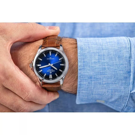 Giewont Elegance Sapphire Brown Blue Men's Watch GW5160-A7