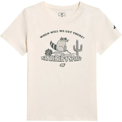 Boy's T-shirt 4F M2815 off-white 4FJWSS26TTSHM2815 11S