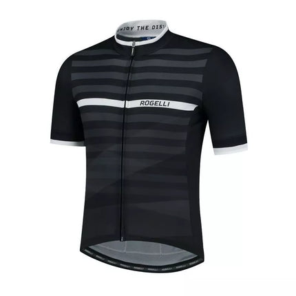 STRIPE 2XL juodi ir balti marškinėliai Rogelli