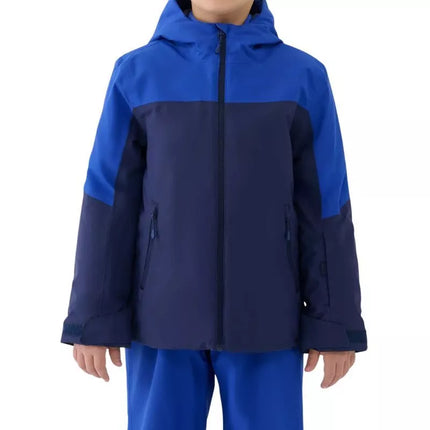 Boy's ski jacket 4F M0821 navy blue 4FJWAW25TTJAM0821 31S