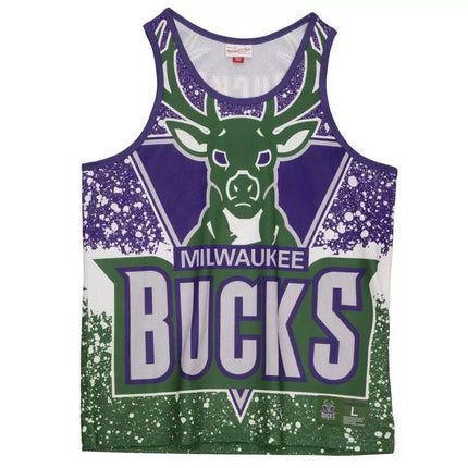 Mitchell & Ness NBA Milwaukee Bucks Vyriška sportinė maikutė be rankovių