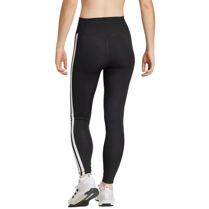 adidas Optime Essentials 3-Juostelių 7/8 moteriški juodi leginsai JD6545