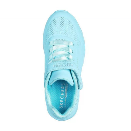 Skechers UNO LITE vaikiški sportbačiai laisvalaikio kedai mėlyni (310451L-TURQ)