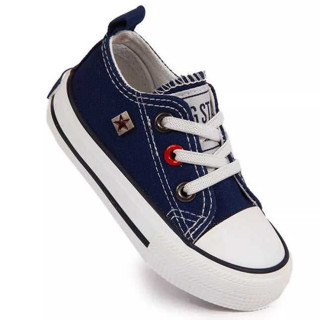 Big Star Jr HH374195 tamsiai mėlyni žemi sportiniai bateliai