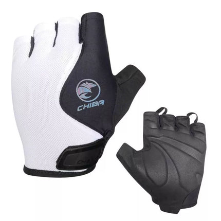 CHIBA LADY AIR PLUS moteriškos pirštinės, juodos ir baltos, S