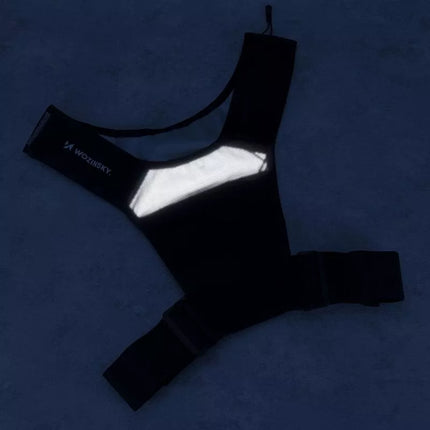 Wozinsky WKDB1 Reflective Running Vest - Black