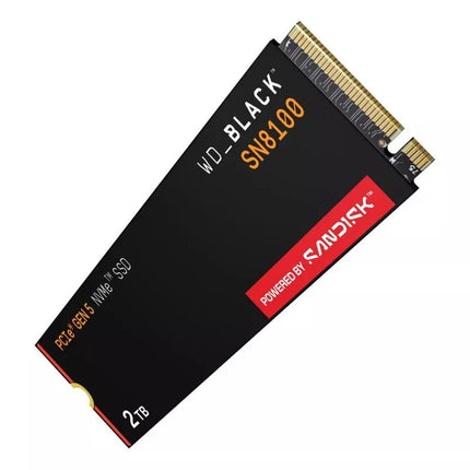 SSD WD Black SN8100 be radiatoriaus 2TB WDS200T1X0M