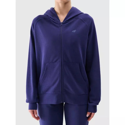 Women's zip-up hooded sweatshirt 4F 4FWMM00TSWSF1763-31S