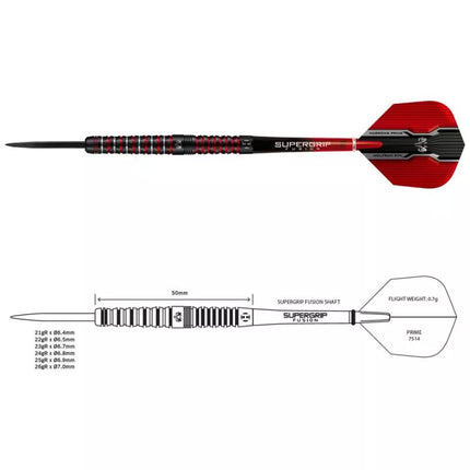 Harrows Volframo "Infinity" 97% Plieniniai Dart HS-TNK-000013387