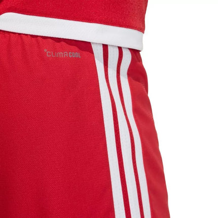 Vyriški adidas Tiro 26 varžybiniai šortai, raudoni ir balti, KA6179