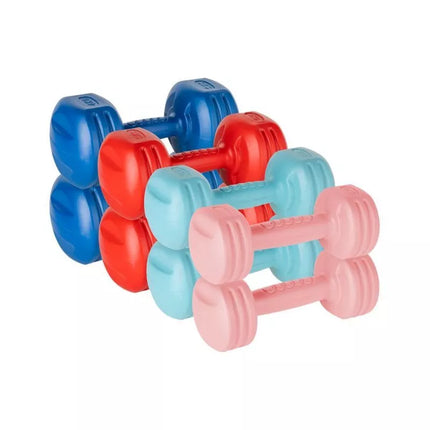 Bituminous dumbbell set 20kg (2x1kg + 2x2kg + 2x3kg + 2x4kg), REBEL ACTIVE