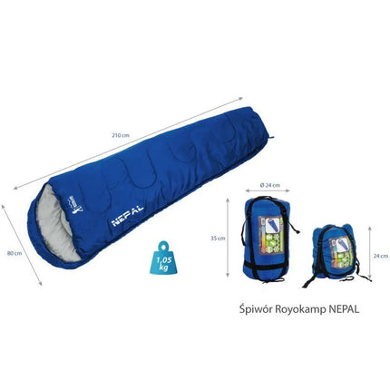 Suspaudžiamas miegmaišis Nepal Royokamp 1045658