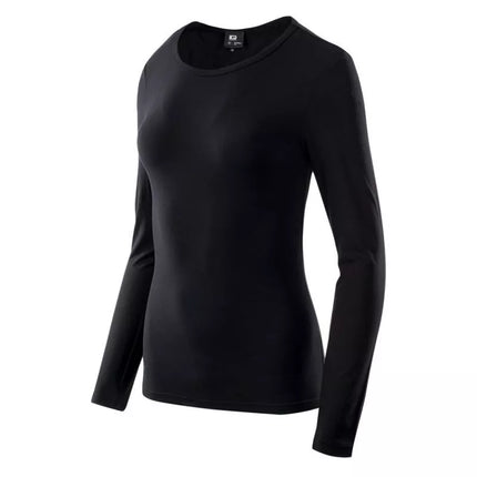 Kreminiai marškinėliai moterims ilgomis rankovėmis W 92800272940 Iq