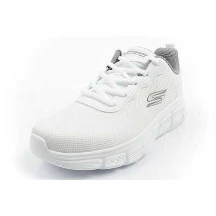 Skechers Bobs B Flex vyriški sportbačiai, madingi balti