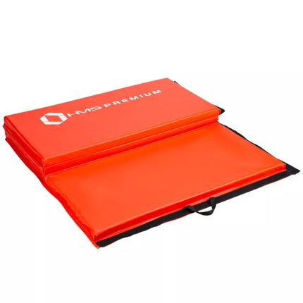 Folding gymnastic mattress red 2400x1200x50mm HMS MGS01