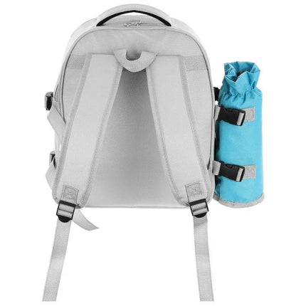 THERMAL PICNIC BACKPACK BLUE AND GREY 25L ENERO CAMP