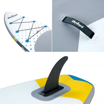 REBEL ACTIVE inflatable SUP board 350x81x15cm white