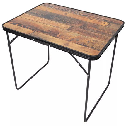 SULANKSTOMAS KEMPINGO STALAS 80X60X70CM MEDINIS