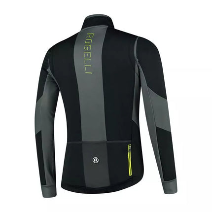 Rogelli BRAVE žieminė striukė juoda/fluorescencinė M