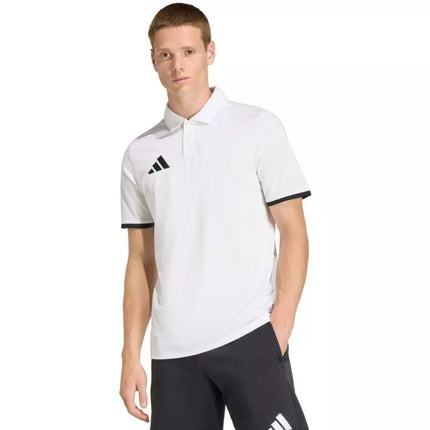 Vyrų adidas Entrada 26 Polo marškinėliai balti JZ6661