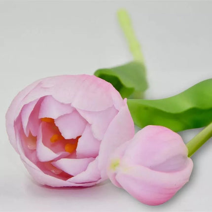 BOUQUET OF 5 PINK PEONY TULIPS 39 CM LIFE-LIKE SPRING DECORATION