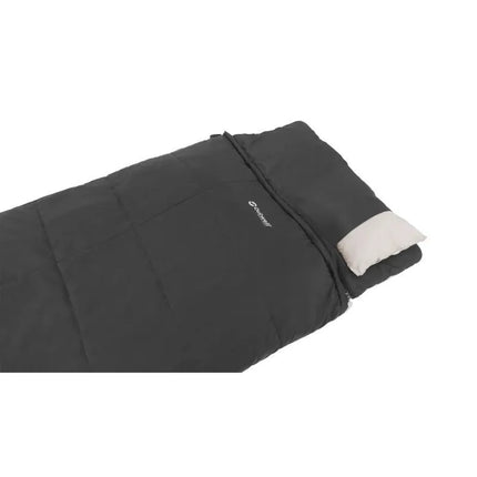 Outwell Contour Prime suaugusiųjų stačiakampis poliesterinis miegmaišis, tamsiai pilkas
