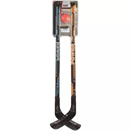 POWER STREET FLOORBALL SET 2 STICKS AND BALL
