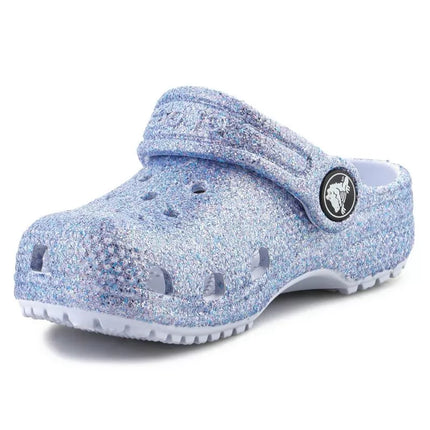 Crocs Classic Glitter Clog T Jr 206992-4PC klumpės