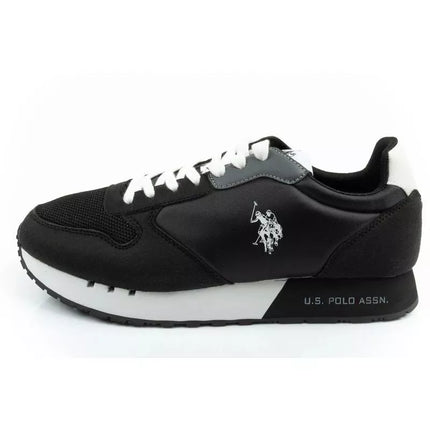 US Polo Assn sports shoes sneakers men's fashionable comfortable black