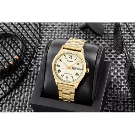 Vyriškas laikrodis CASIO MTP-V006G-9BUDF + DĖŽUTĖ